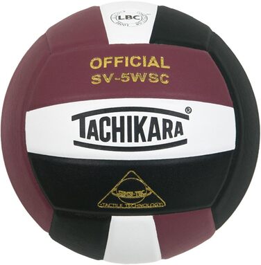 Волейбольний м'яч Tachikara Sensi-Tec® Composite SV-5WSC Kardinal/Weiß/Schwarz