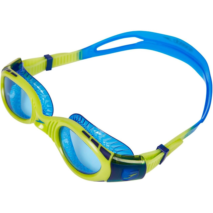 Окуляри для плавання Speedo Futura Bio Fuse Flexi Seal (унісекс, дитячі/юніорські) - Surf Blau/Limetten Grün/Bondi Blau