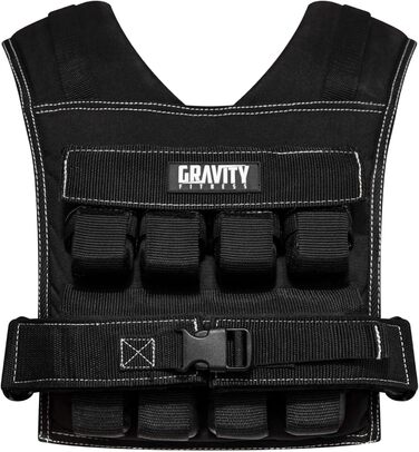 Важкий жилет Gravity Fitness - 15/20 кг, регульований. Для калістеніки, кросфіту, силових тренувань. Домашнє та комерційне використання.