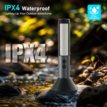 Налобний ліхтар для кемпінгу з телескопічним штативом, IPX4, багатофункціональний, з підсвічуванням, для намету, з гачком, аксесуари для кемпінгу