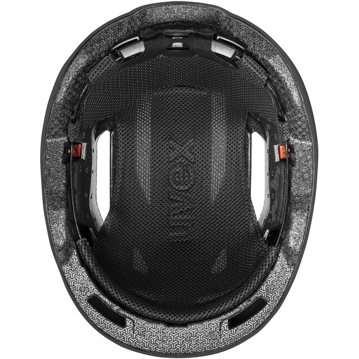 Велосипедний шолом uvex Urban Planet LED, чорний матовий, для жінок і чоловіків, 58-61 см, екологічний