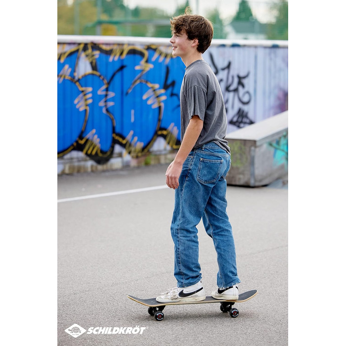 Скейтборд SCHILDKRÖT BIGFLIP 31'' Splash, 7-шарова північно-східна кленова дошка, підшипники ABEC9, Fun Sports
