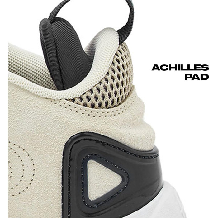 AND1 Дитячі баскетбольні кросівки для дівчаток та хлопчиків, високі, розмір 1-7, для малюків та старших дітей, чорно-бежеві