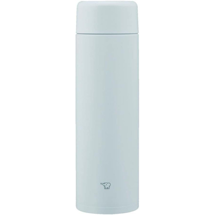 Термос Zojirushi SM-GA60-HL, 600 мл, нержавіюча сталь, сіро-блакитний, легке очищення, герметична кришка, пляшка для води