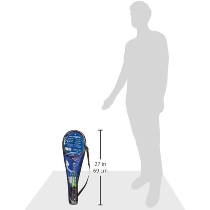 Набір для бадмінтону Hudora Winner - 2 ракетки + 2 пробкові м'ячі (76409)