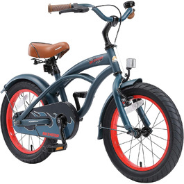 Дитяче велосипед BIKESTAR для хлопчиків 4-5 років | 16-дюймовий круїзний велосипед | Велосипед для дітей | Без ризику - протестуйте