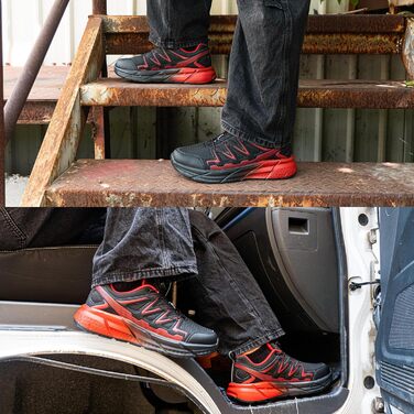 Кросівки для чоловіків та жінок. Спортивні кросівки для бігу, трейлраннінгу та трекінгу. Чорний колір, розміри EU 37-47. Модель J1 Rot, розмір EU 41