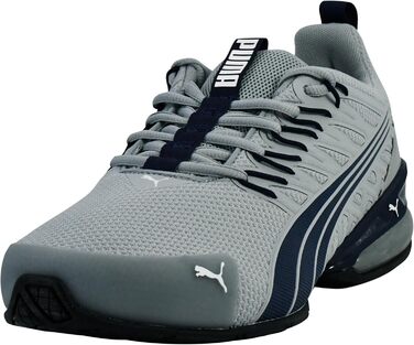 Кросівки PUMA Voltaic Evo для чоловіків (42 EU, сірий/темно-синій)