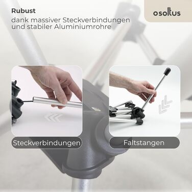 Складний туристичний стілець Osoltus Nordkap: легкий, компактний, міцний (100 кг), з алюмінієвим каркасом, для відпочинку на природі