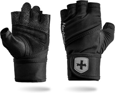 Harbinger Pro Wristwrap Gloves 3.0 - вантажні рукавички для чоловіків, чорного кольору