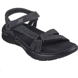 Sandali Skechers Go Walk Flex Sublime Damskie 39 EU, Czarne, Tkanina