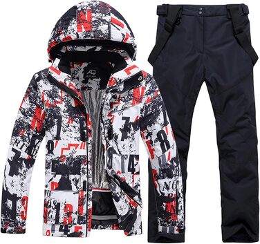 Сніговий костюм чоловічий HOUZONIY, комплект 2-х частин, XL, чорний