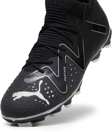 Дитячі футбольні бутси PUMA Future Pro FG/AG для підлітків, чорно-срібні
