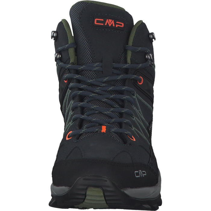Чоловічі трекінгові черевики CMP Rigel Mid Wp, 45 EU, Антрацит