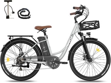 Електровелосипед Fafrees F26 Lasting 26 дюймів, 250W, 36V 20.3Ah, до 200 км, для чоловіків і жінок, навантаження 120 кг, 7 швидкостей