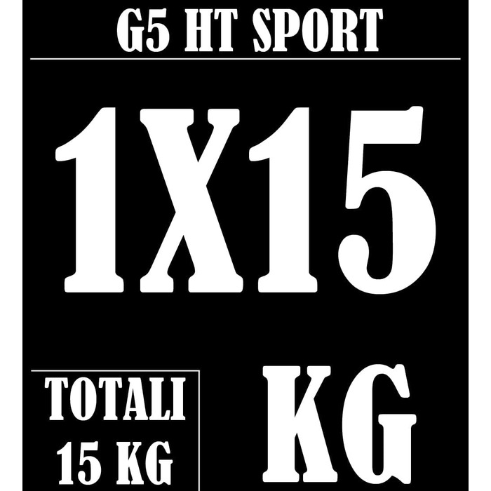Гиря HT SPORT з чавуну 15 кг, отвір 25 мм, для гантелей і штанг, для тренажерного залу та домашнього фітнесу
