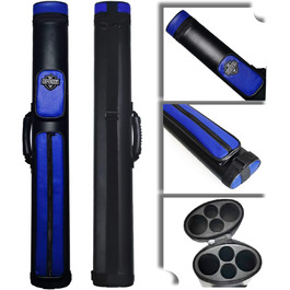 Чохол для більярдного кия Hartschalenkoffer A03-blau (2 шт.), овальний, переносна сумка