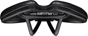 Велосипедне сідло Selle San Marco Aspide Short O-fit Comfort Dynamic для дорослих, унісекс, чорне