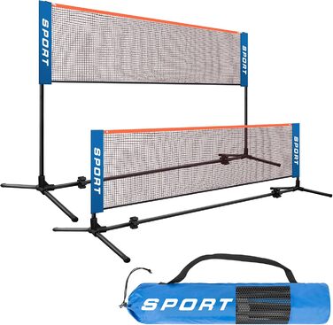 Набір для бадмінтону та піклболу AKOZLIN: регульована висота, сумка для перенесення, універсальне поле для бадмінтону, волейболу, тенісу, піклболу та футбольного тенісу