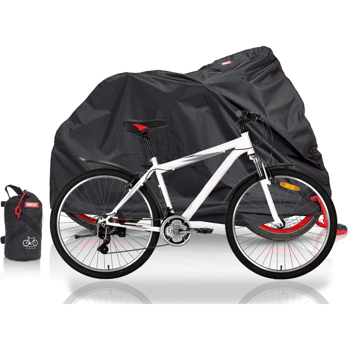 Водонепроникний чохол для велосипеда BARTSTR, захисна накидка для 1-3 велосипедів (L/190x115x65 см)