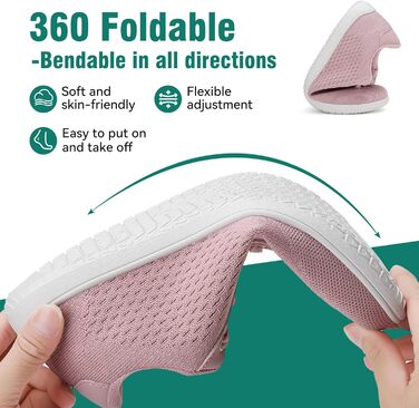 Мінімалістичні шкарпетки для чоловіків та жінок з широкою передньою частиною та нульовим перепадом, легкі дихаючі кросівки для фітнесу, походів, бігу та повсякденного носіння (39 EU, рожевий 1125)