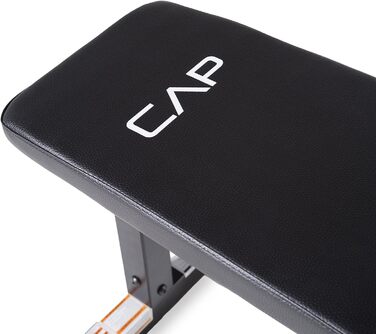 Лава для жиму CAP Barbell, плоска, чорна, тренажер для фітнесу