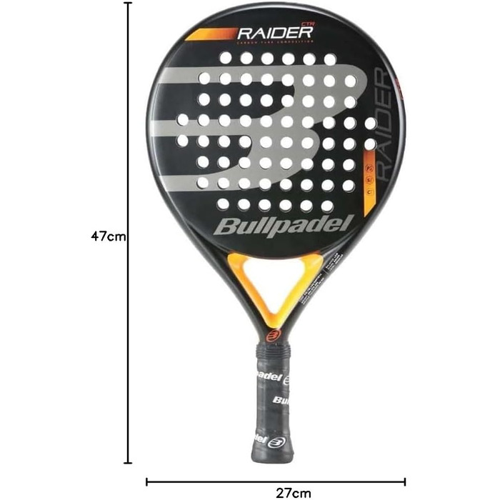 Ракетка для падел Bullpadel Raider Control - професійна, для контролю та точності