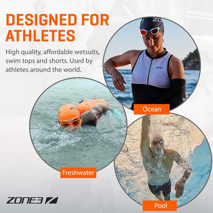 Гідрокостюм дитячий Zone3 Aquahero для тріатлону та плавання у відкритій воді, універсальний розмір