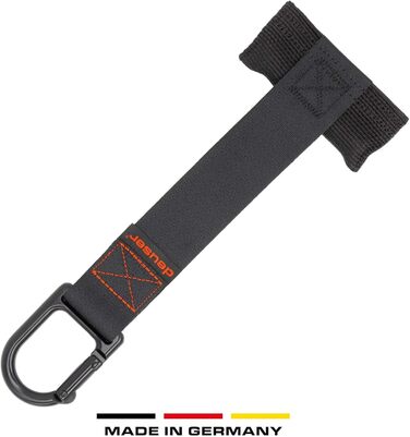 Фітнес-гумка Widerstandsband для силових тренувань, йоги, фітнесу, з натурального каучуку, нековзна, виготовлена в Німеччині (Deuserband + Türanker)