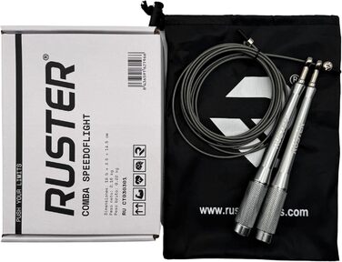 Ruster SpeedofLight скакалка для кроссфіту, регульована, алюмінієва ручка, 3 м, для інтенсивних тренувань