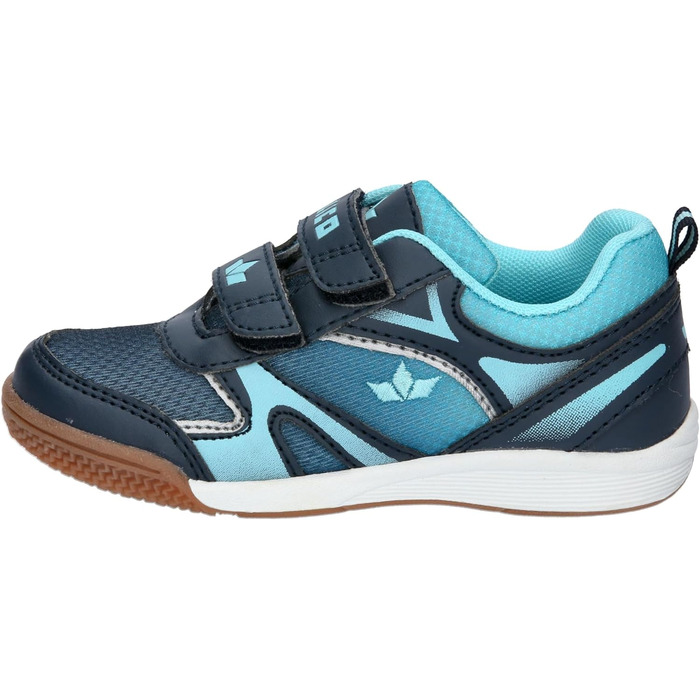 Дитячі спортивні кросівки Lico Charlie V для залу, колір лимонно-зелений (26 EU, морська хвиля)