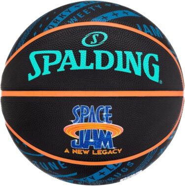 Баскетбольний м'яч Spalding Space Jam Tune Squad Roster, розмір 7, чорний, унісекс