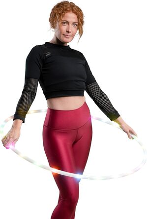 Світлодіодний хула-хуп LED, Ø90 см, RGB, різні моделі, що блимає