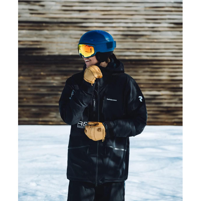 Сноубордичний і лижний шолом POC Meninx Lead Blue Matt XS-S, легкий, добре вентильований, ABS корпус, EPP та EPS підкладка, оптимальний захист для катання та фрірайду