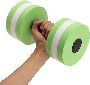 Гідрогантелі WINOMO для аквафітнесу та аквааеробіки, 2 шт. (зелені)