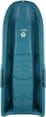 Санки STIGA Pacer Bio для дітей з гальмом, біопластик, Duo Aqua