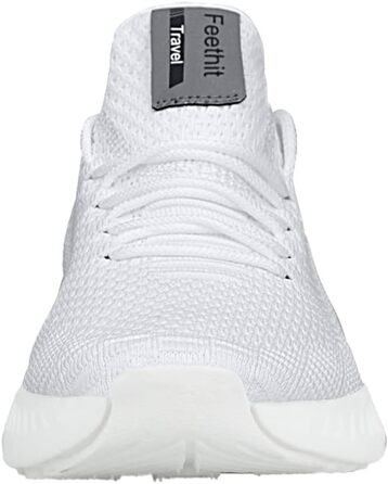 Кросівки Feethit для чоловіків: спортивні, для бігу, з неслизькою гумовою підошвою, легкі та дихаючі, білі, 41 EU