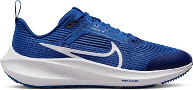 Дитячі кросівки Nike Air Zoom Pegasus 40 (Gs) для спорту, 36.5 EU, Game Royal White Deep Royal Blue