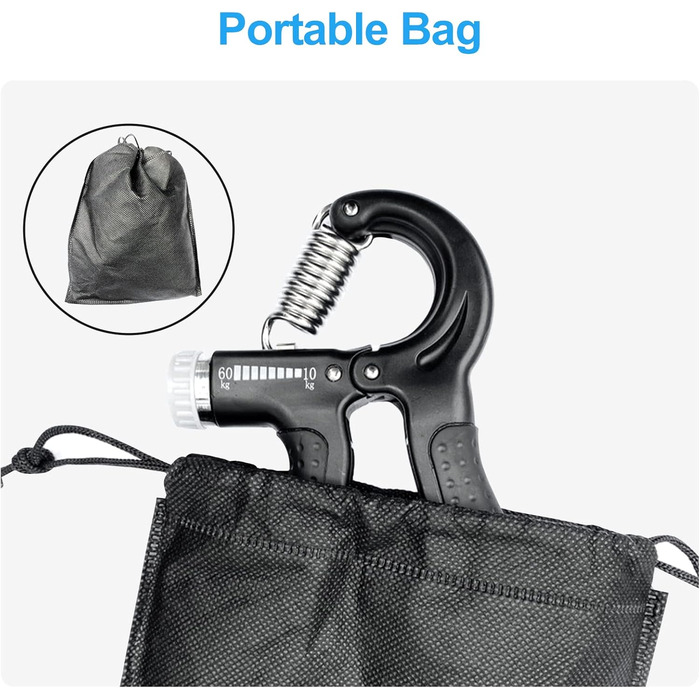 Набір Handtrainer Newaner: тренажери для рук, пальців та передпліччя (5 шт.)