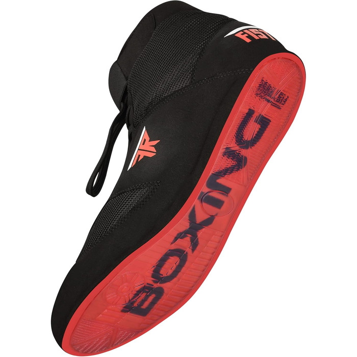 Боксерські чоботи FISTRAGE з шкіри, для тренувань, Unisex, Pro, чорні, 42.5/43 EU