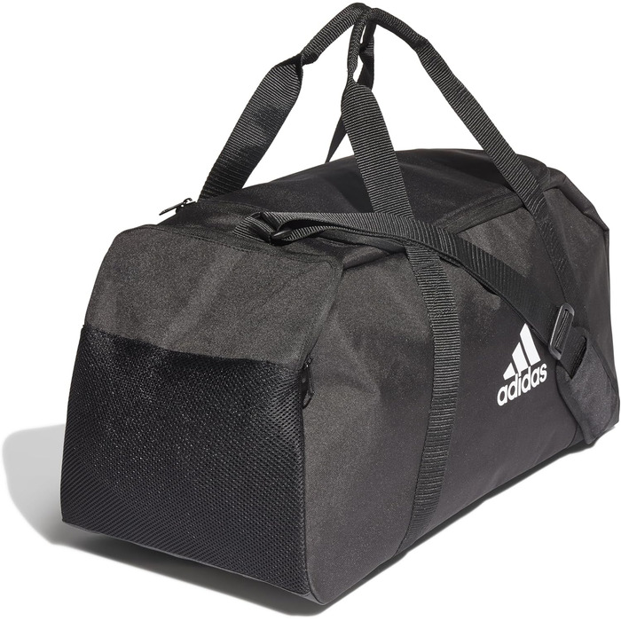 Сумка-дуфел adidas Tiro Primegreen середня, чорна/біла, M