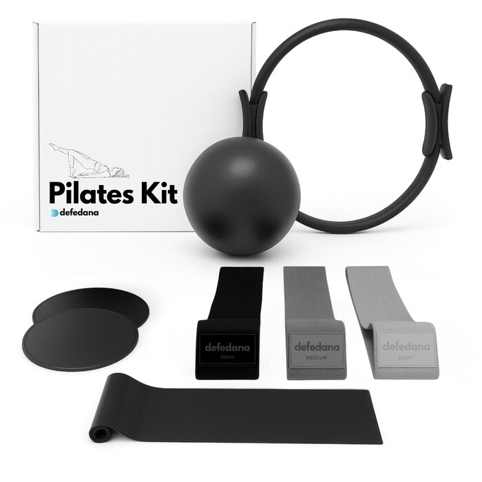 Набір для пілатесу: фітнес-гумки, стрічки для фітнесу, кільце, диски для ковзання, для дому та спортзалу