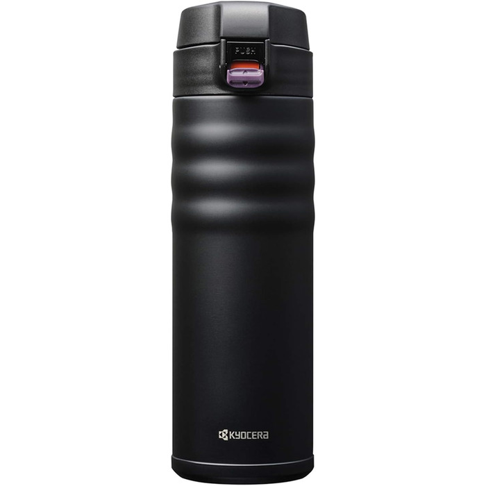 Термос Kyocera MB-17F FLIP TOP чорний, 500 мл, нержавіюча сталь