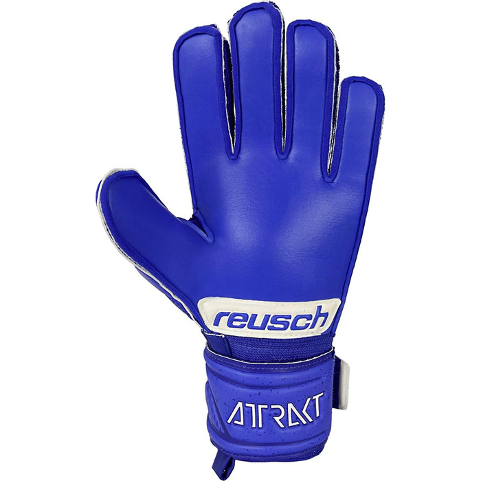 Воротарські рукавички Reusch Attrakt Silver Junior 3.5, сині, для дітей