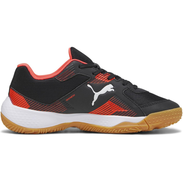 Дитячі кросівки PUMA Solarflash Jr II для фітнесу, 37.5 EU, чорний/фіалковий/білий/Gum