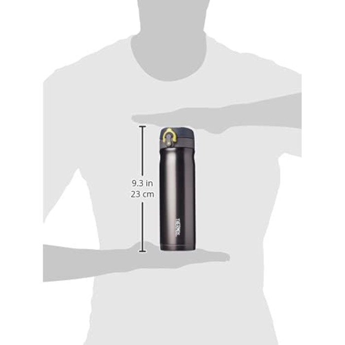 Термокружка з нержавіючої сталі Thermos, 470 мл, герметична, колір антрацит