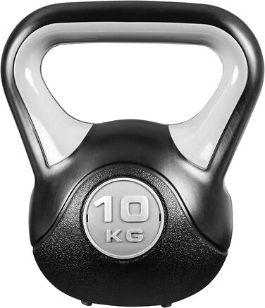 Гиря Miweba Sports KB200 4-12 кг для фітнесу, силових тренувань, гумове покриття, для дому та вулиці