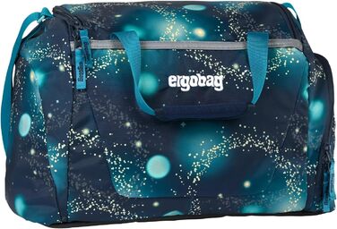 Дитяча спортивна сумка ergobag з відділенням для вологих речей, 20 л, космічний ведмідь, темно-синя