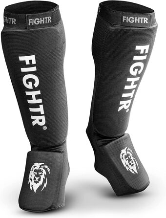 Захисні щитки FIGHTR® для гомілки з ідеальною посадкою та м'якою підкладкою для кікбоксингу, MMA, муай-тай та інших єдиноборств