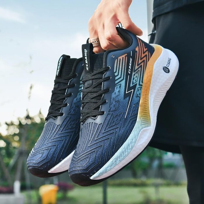 Кросівки для бігу та повсякденного носіння: чоловічі та жіночі, легкі, дихаючі, для фітнесу, тенісу, розмір 35-45, чорний колір